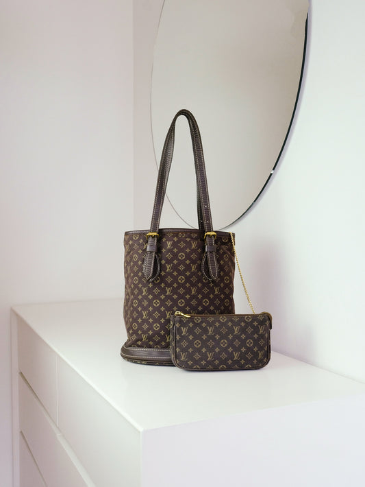 Louis Vuitton Vintage Monomini Idylle Marais Bucket Tote Shoulder Bag