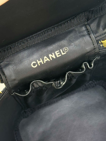 Chanel Vintage Caviar Vanity Crossbody Bag