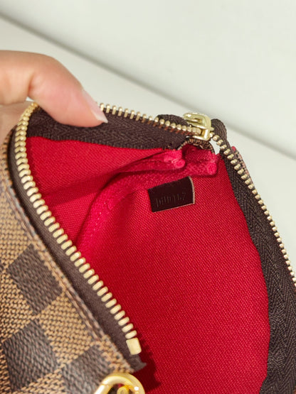 Louis Vuitton Vintage Mini Damier Pochette Accessoires Shoulder Crossbody Bag