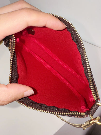 Louis Vuitton Vintage Mini Damier Pochette Accessoires Shoulder Crossbody Bag