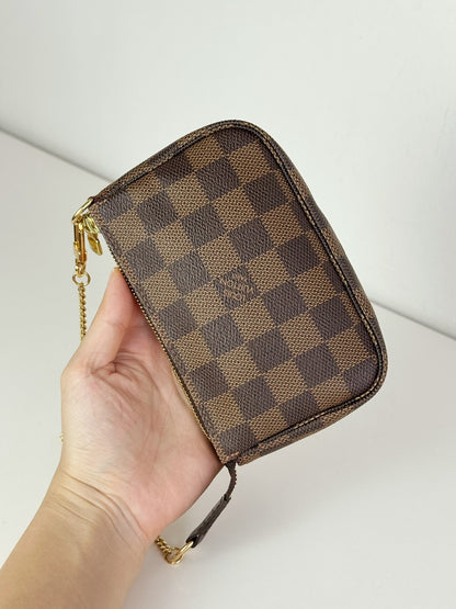 Louis Vuitton Vintage Mini Damier Pochette Accessoires Shoulder Crossbody Bag
