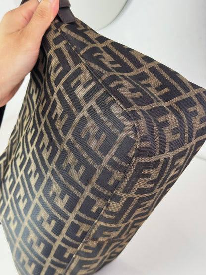 Fendi Vintage Zucca Mamma Baguette Shoulder Bag
