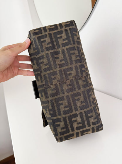 Fendi Vintage Zucca Mamma Baguette Shoulder Bag