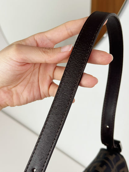 Fendi Vintage Zucca Mamma Baguette Shoulder Bag