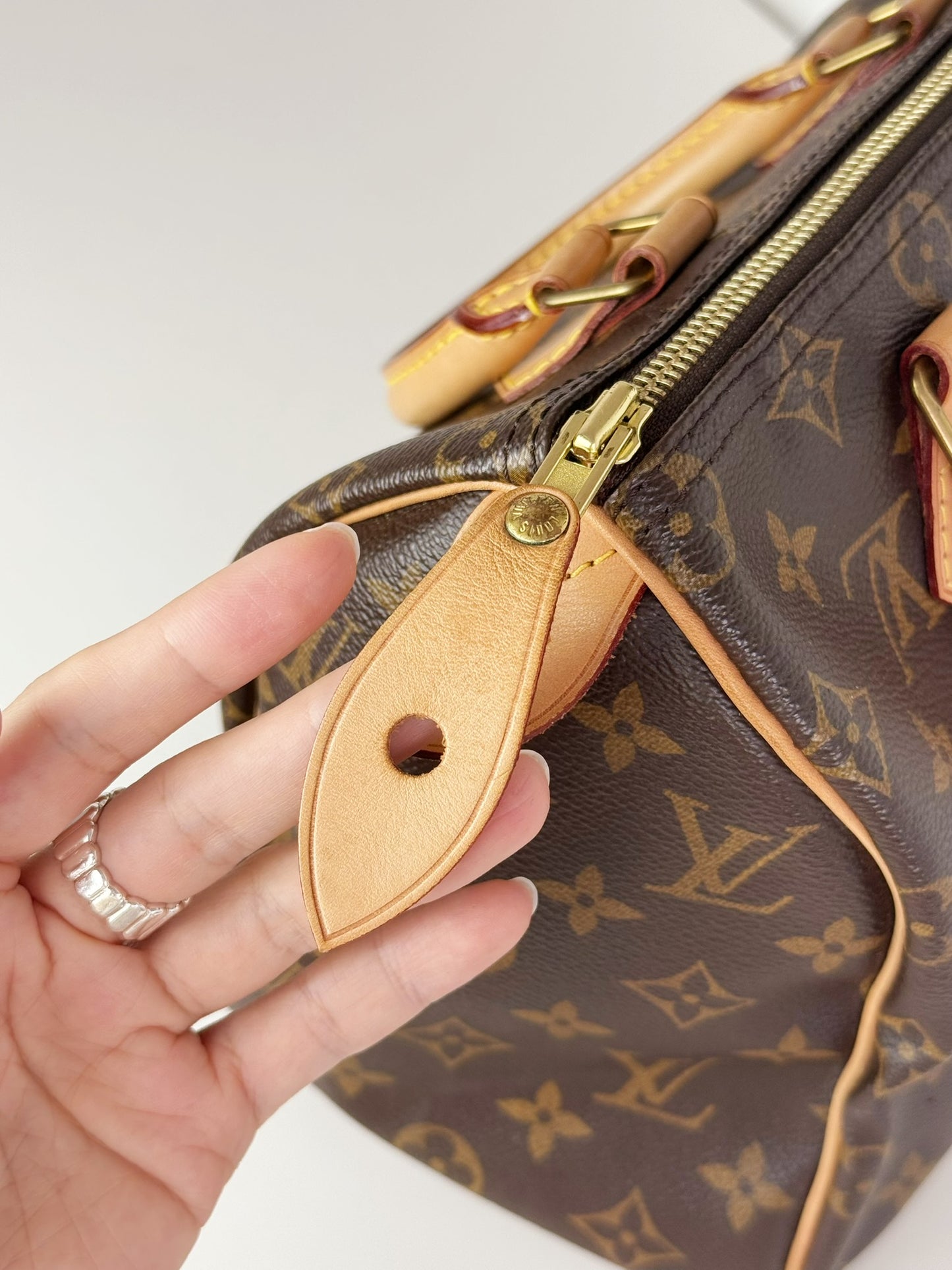 Louis Vuitton Vintage Speedy 25 Handbag Crossbody Bag