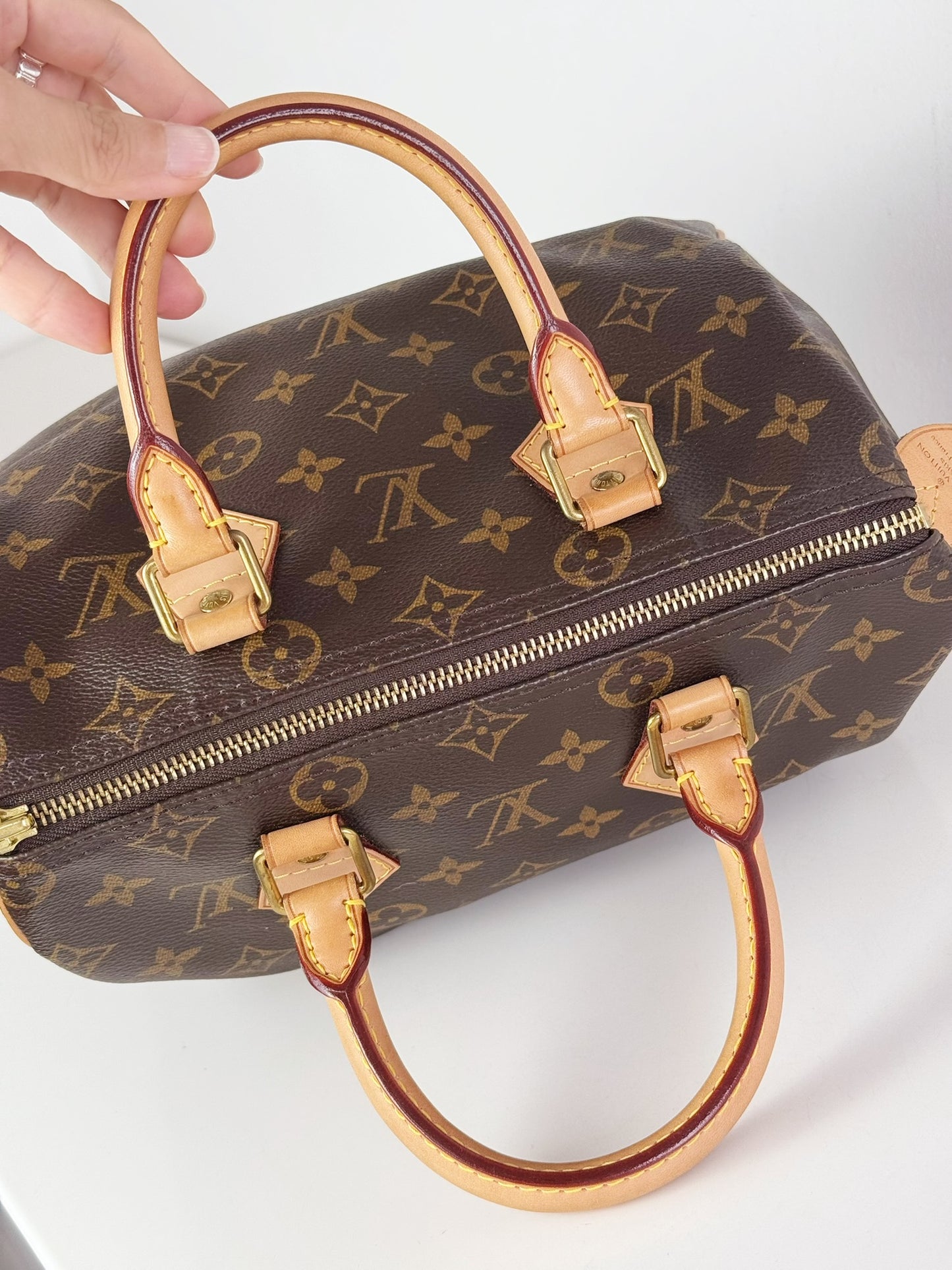 Louis Vuitton Vintage Speedy 25 Handbag Crossbody Bag