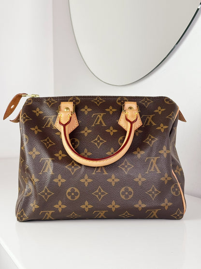 Louis Vuitton Vintage Speedy 25 Handbag Crossbody Bag