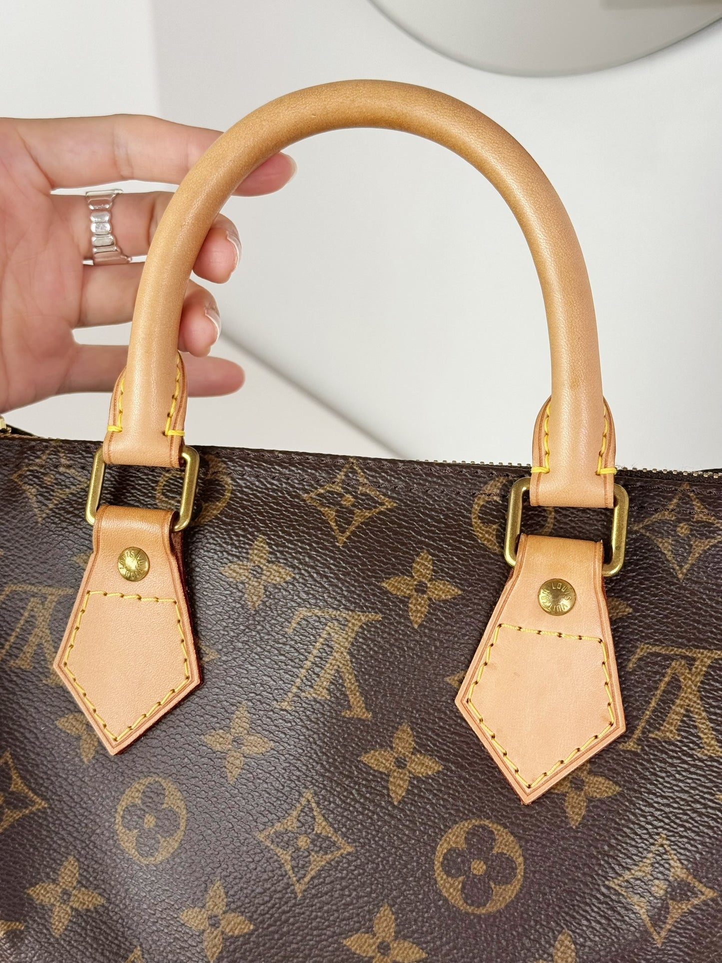 Louis Vuitton Vintage Speedy 25 Handbag Crossbody Bag