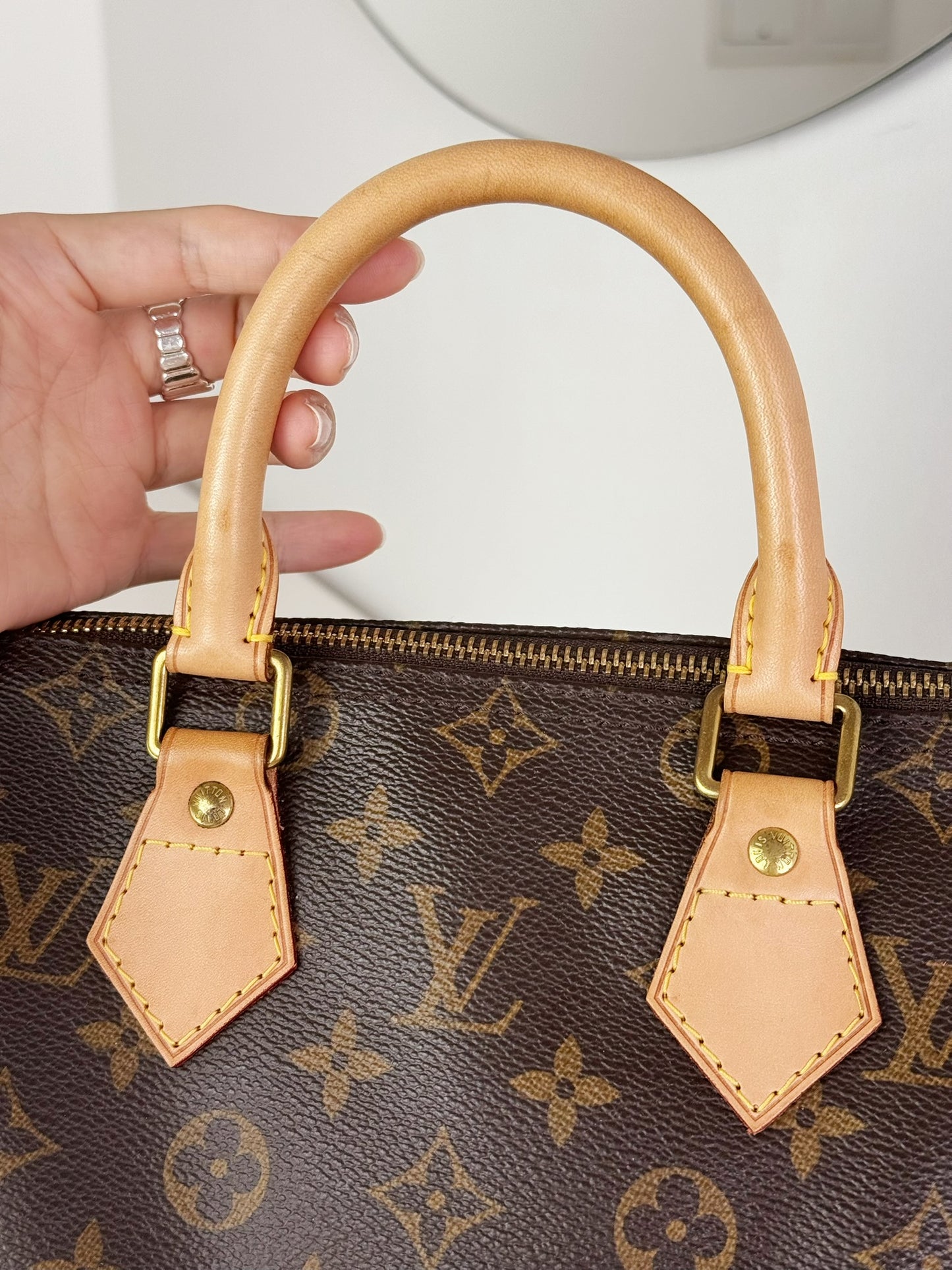 Louis Vuitton Vintage Speedy 25 Handbag Crossbody Bag