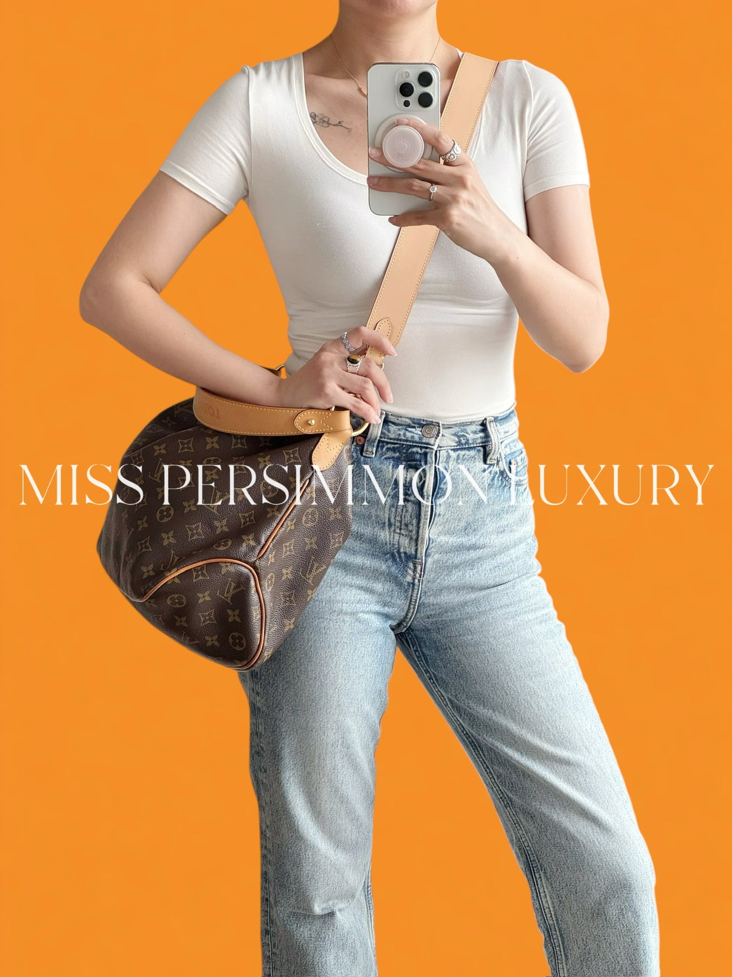 Louis Vuitton Vintage Delightful PM Tote Shoulder Bag