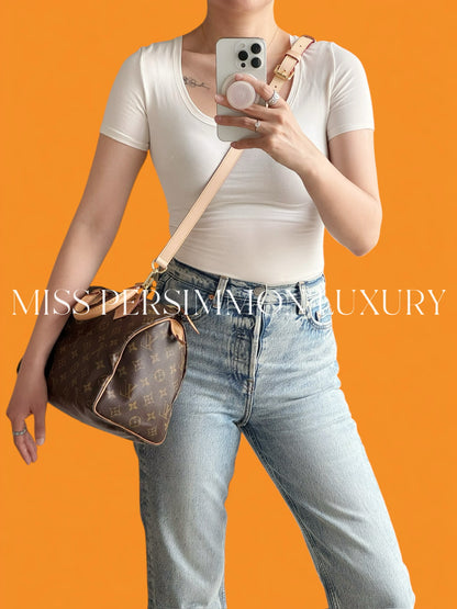Louis Vuitton Vintage Speedy 25 Handbag Crossbody Bag