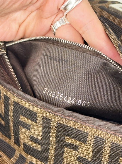 Fendi Vintage Zucca Baguette Shoulder Bag