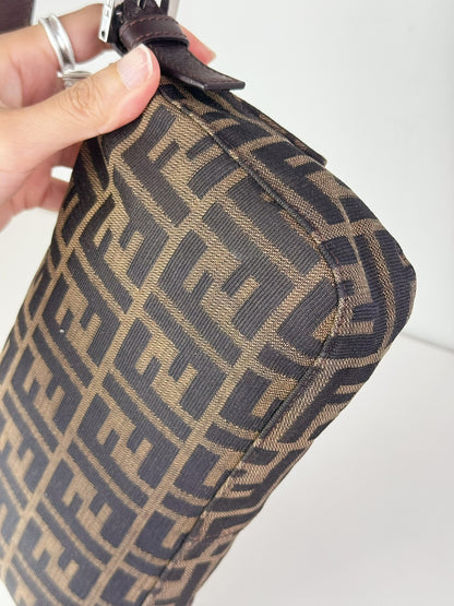 Fendi Vintage Zucca Baguette Shoulder Bag