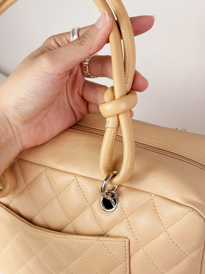 Chanel Vintage Cambon Bowling Shoulder Bag