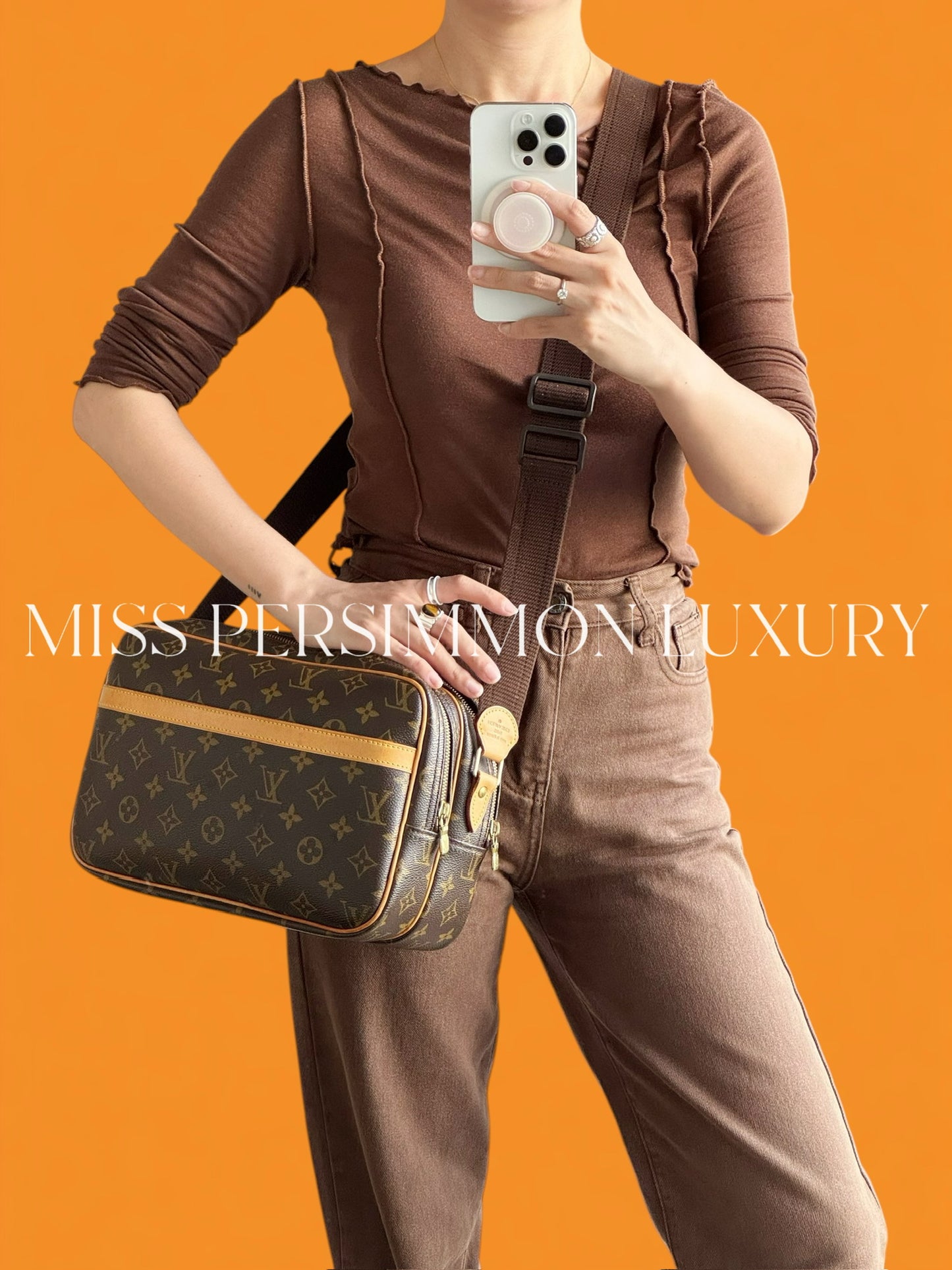 Louis Vuitton Vintage Reporter Shoulder Crossbody Bag
