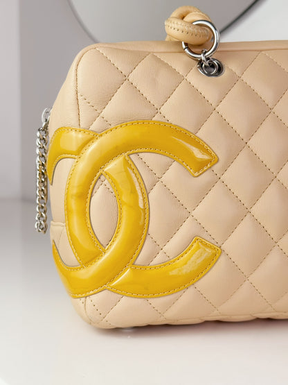 Chanel Vintage Cambon Bowling Shoulder Bag