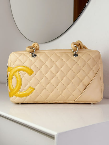 Chanel Vintage Cambon Bowling Shoulder Bag