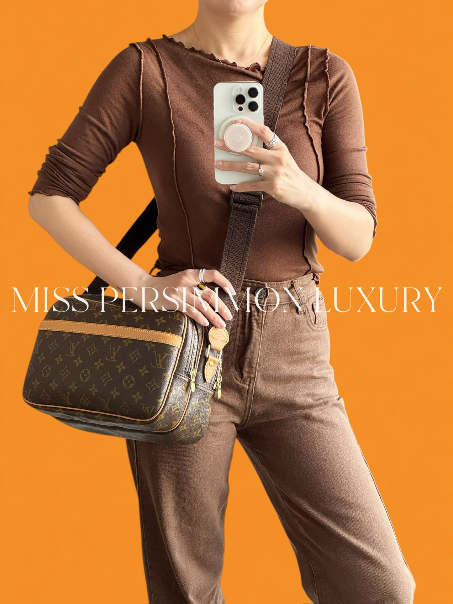 Louis Vuitton Vintage Reporter Shoulder Crossbody Bag
