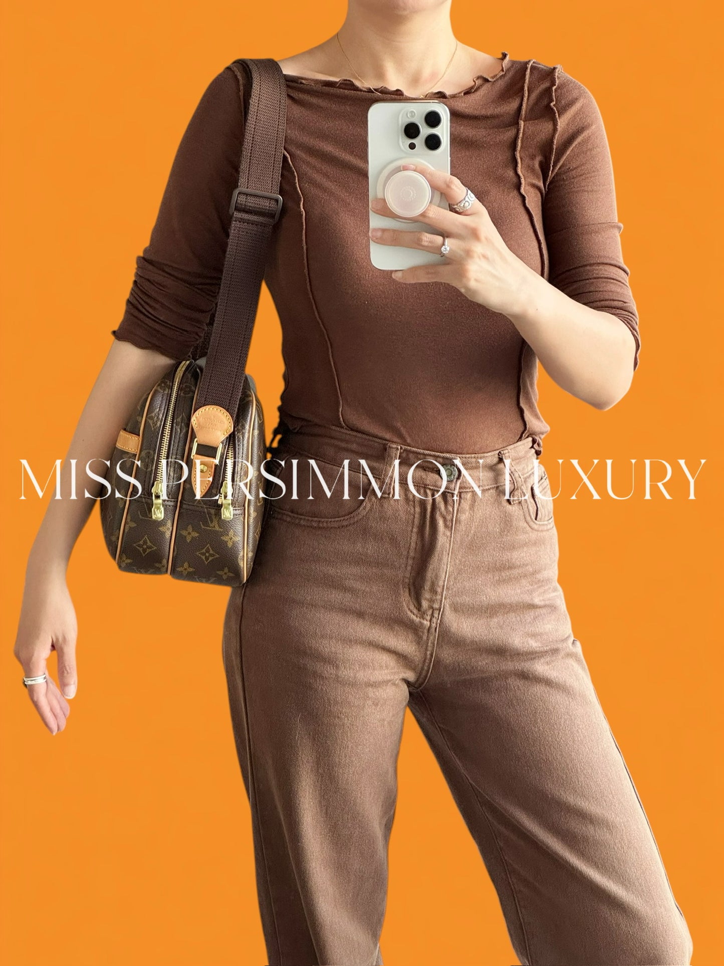 Louis Vuitton Vintage Reporter Shoulder Crossbody Bag