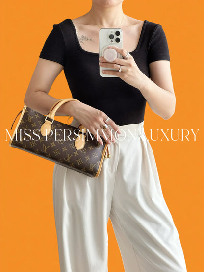 Louis Vuitton Vintage Popincourt Handbag Crossbody Bag