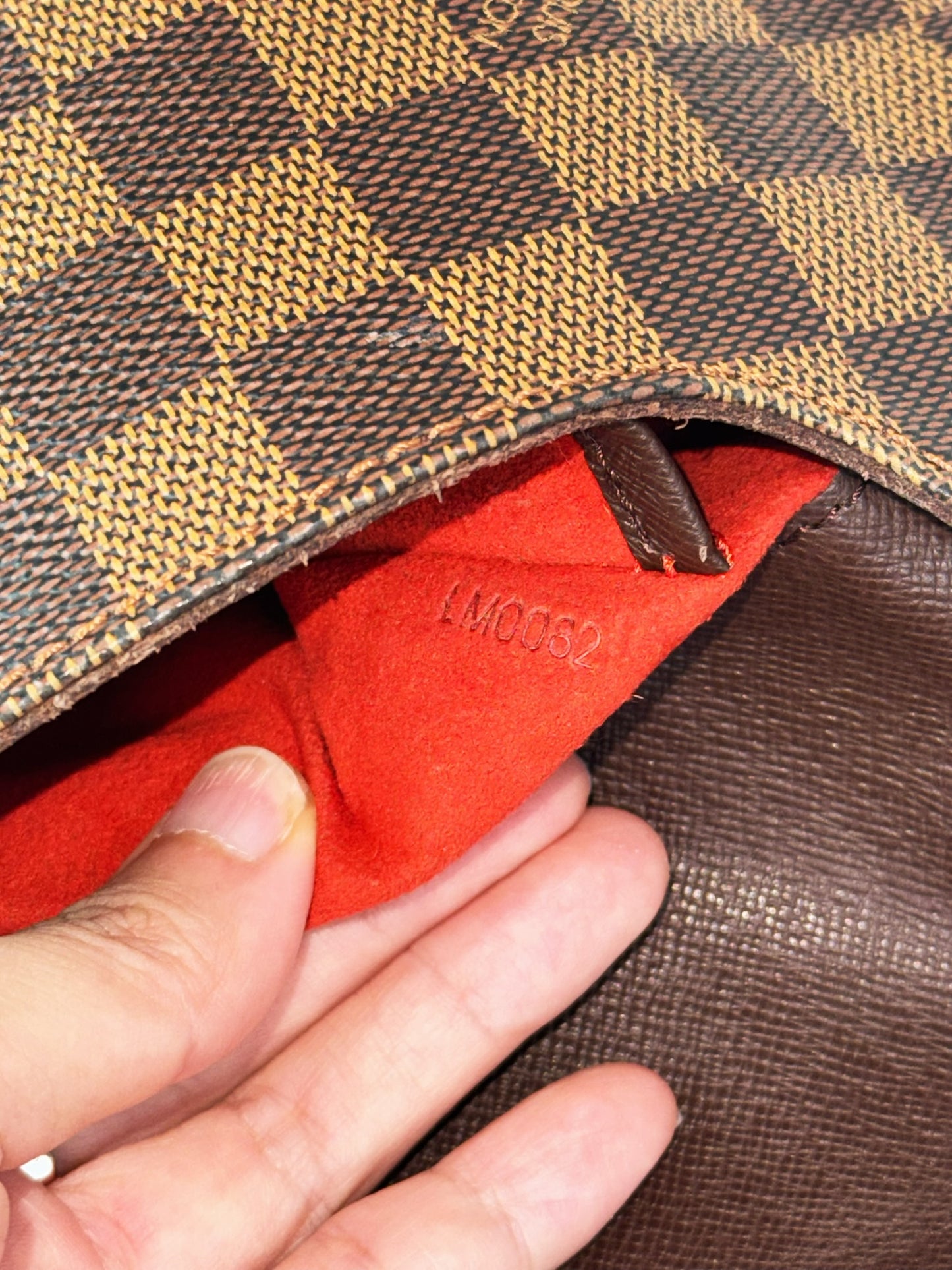 Louis Vuitton Vintage Damier Musette Tango Shoulder Crossbody Bag