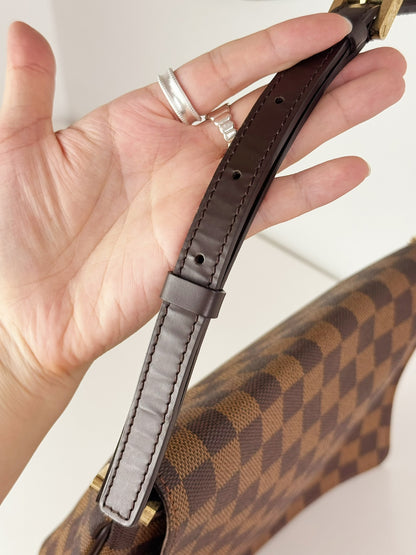Louis Vuitton Vintage Damier Musette Tango Shoulder Crossbody Bag