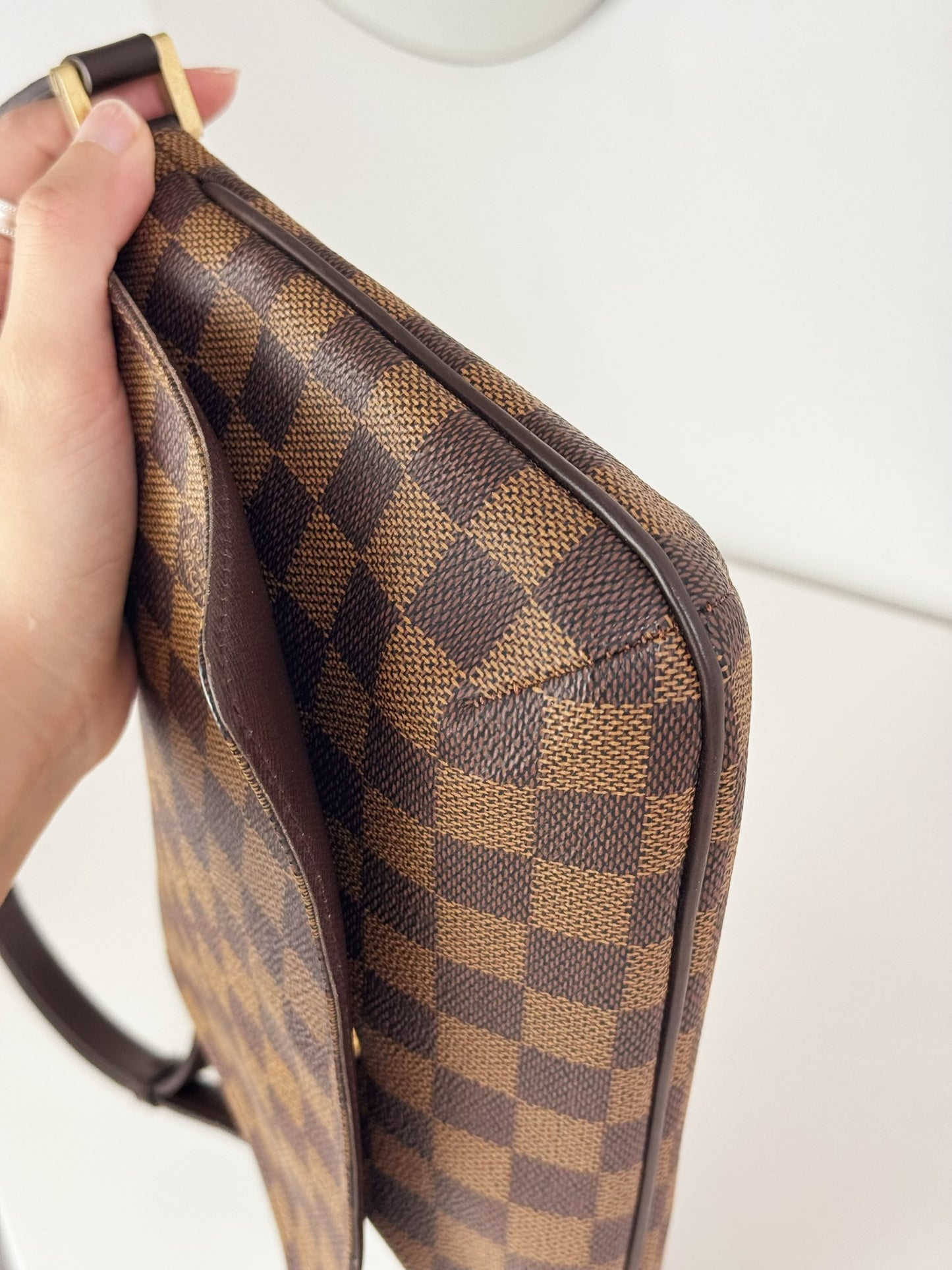 Louis Vuitton Vintage Damier Musette Tango Shoulder Crossbody Bag