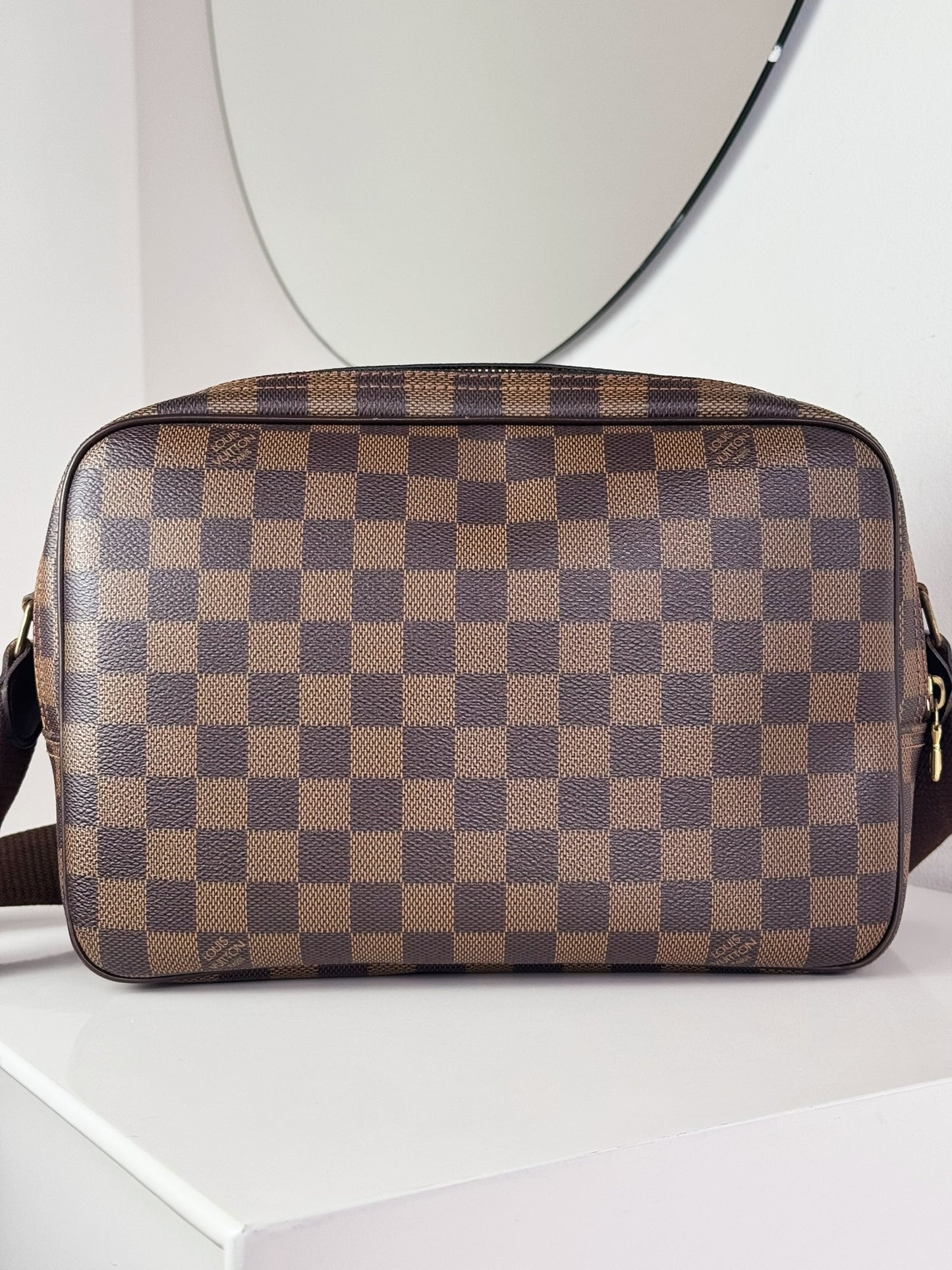 Louis Vuitton Vintage Damier Reporter Shoulder Crossbody Bag