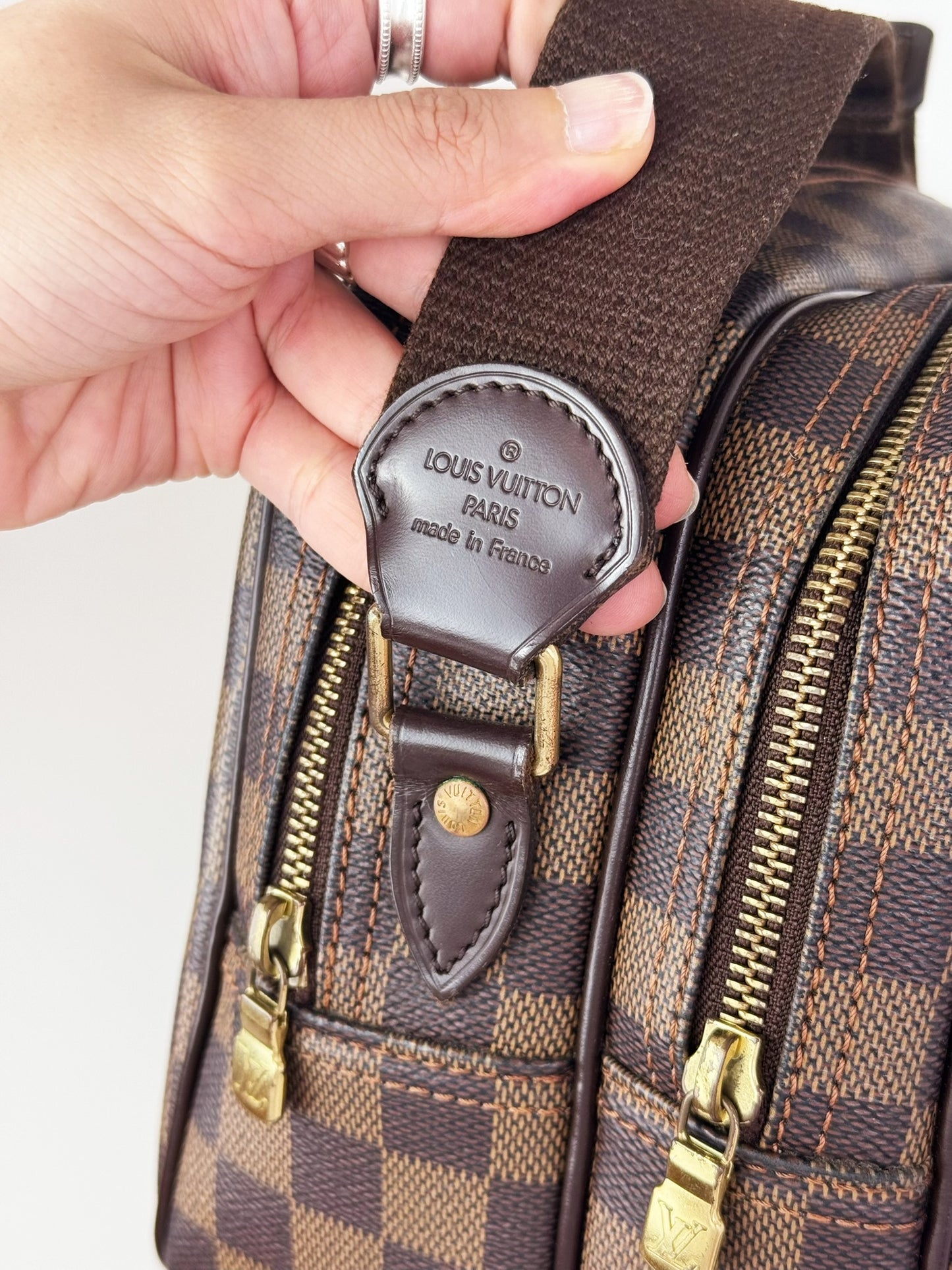 Louis Vuitton Vintage Damier Reporter Shoulder Crossbody Bag