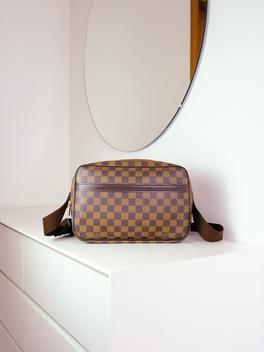Louis Vuitton Vintage Damier Reporter Shoulder Crossbody Bag