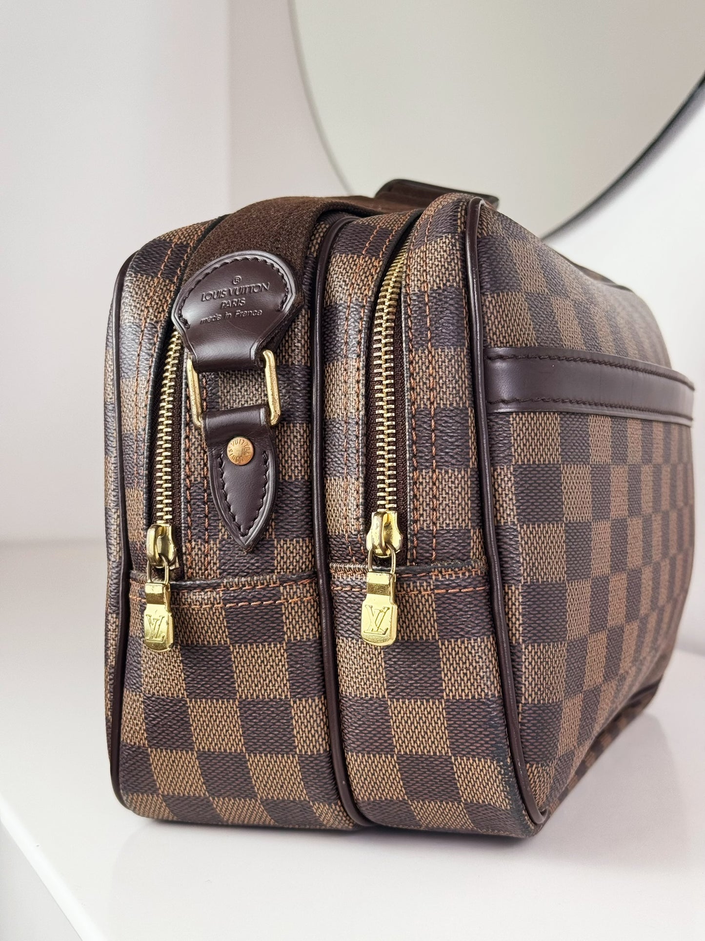 Louis Vuitton Vintage Damier Reporter Shoulder Crossbody Bag
