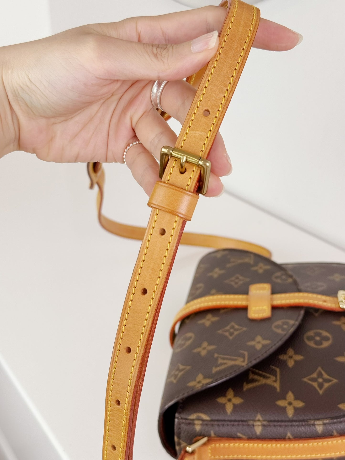 Louis Vuitton Vintage Chantilly MM Crossbody Bag