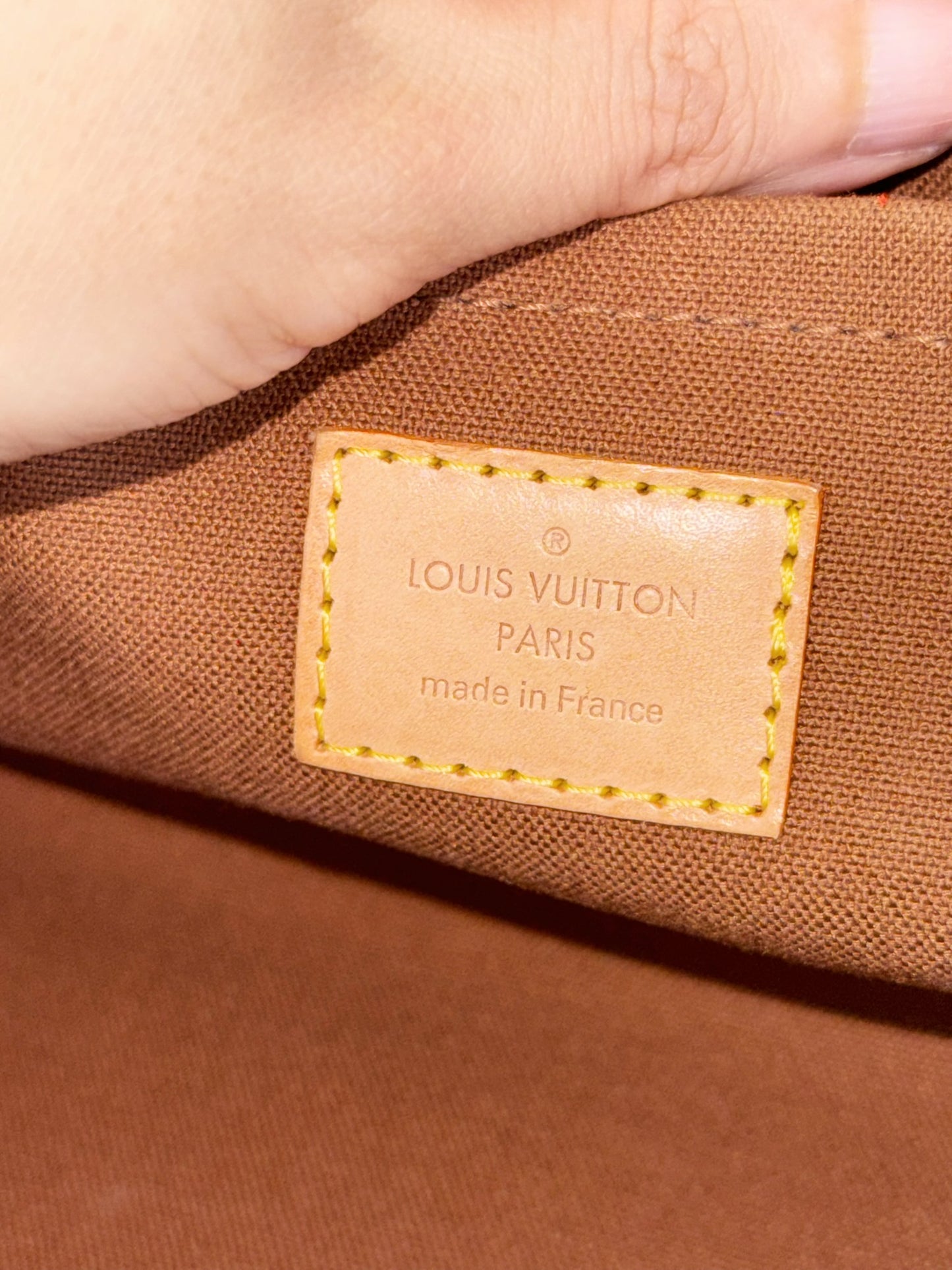 Louis Vuitton Vintage Popincourt Handbag Crossbody Bag