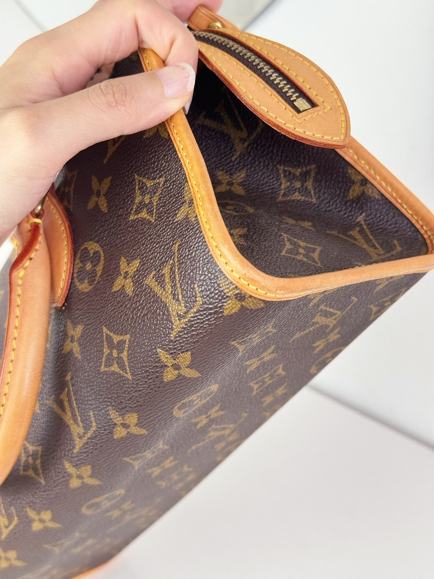 Louis Vuitton Vintage Popincourt Handbag Crossbody Bag