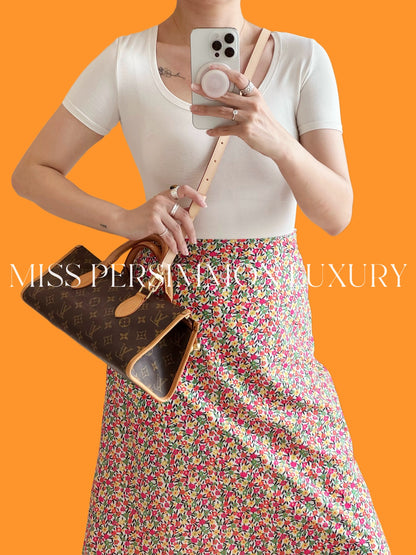 Louis Vuitton Vintage Popincourt Handbag Crossbody Bag