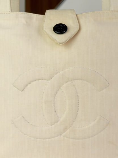 Chanel Vintage Coco Shoulder Tote Bag