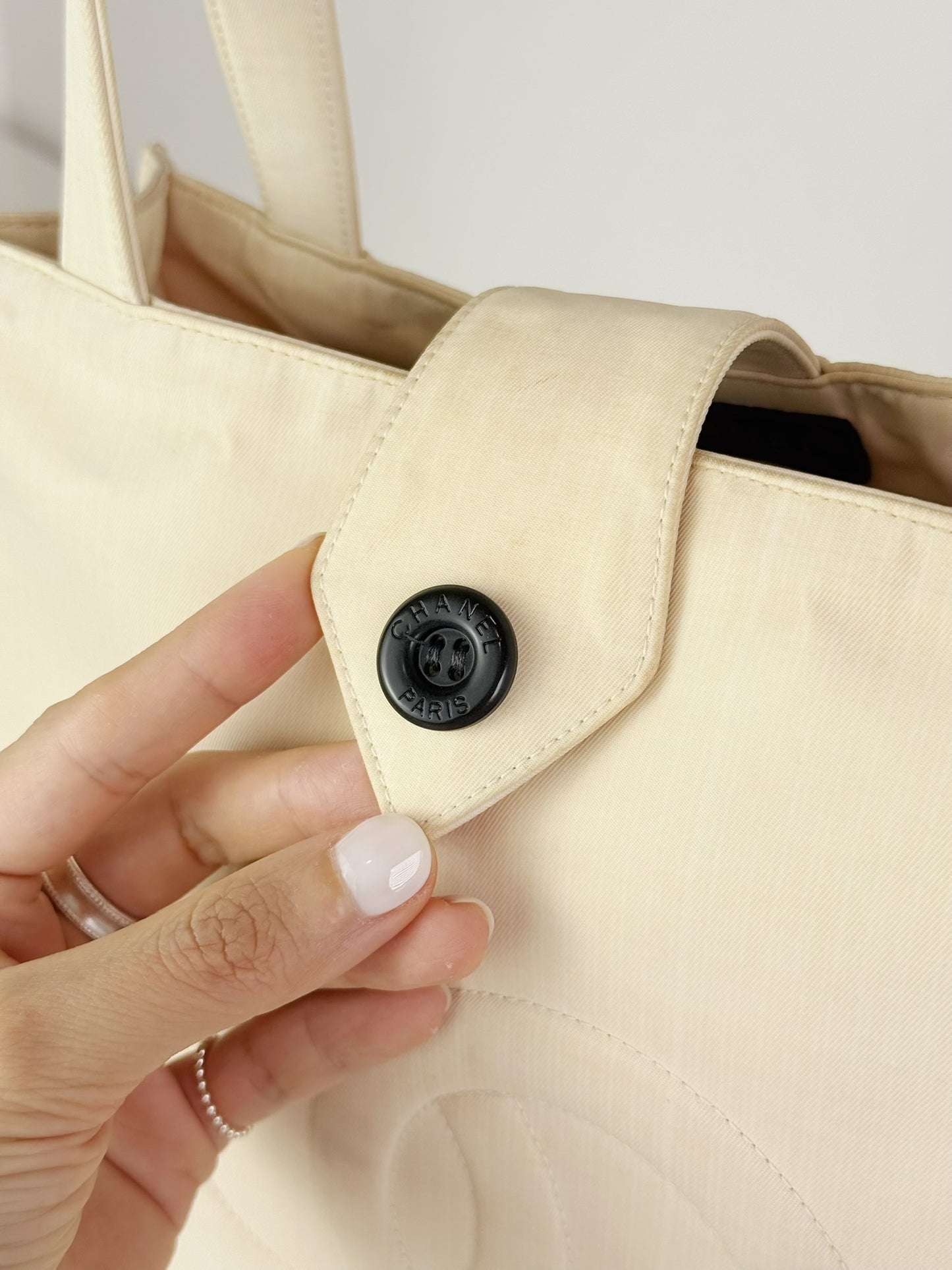 Chanel Vintage Coco Shoulder Tote Bag