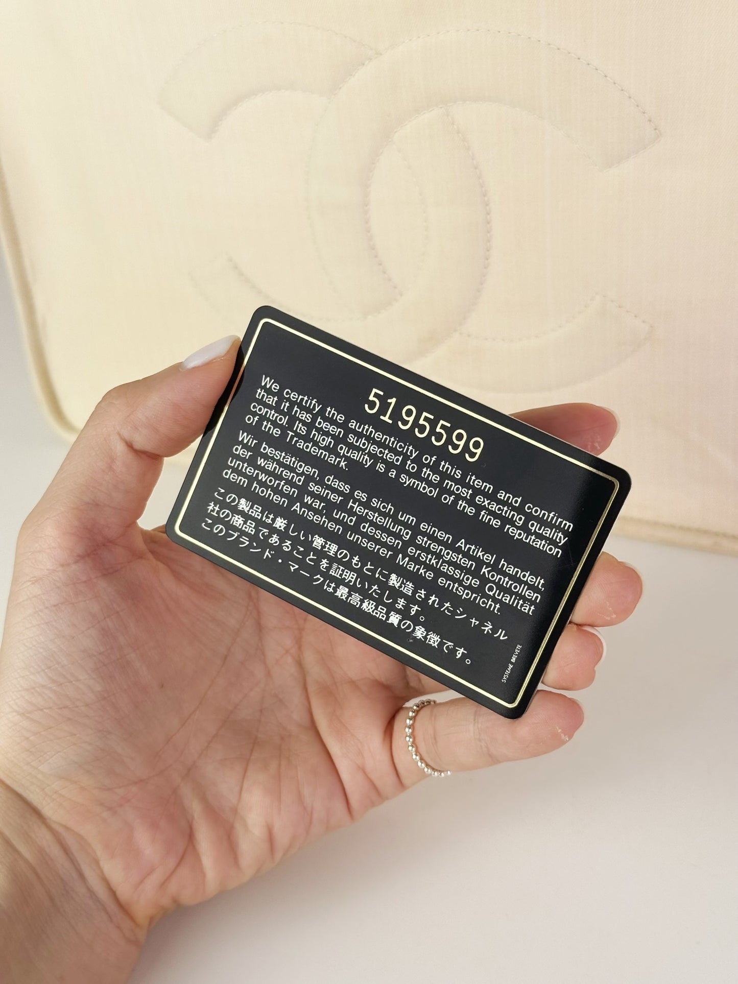 Chanel Vintage Coco Shoulder Tote Bag