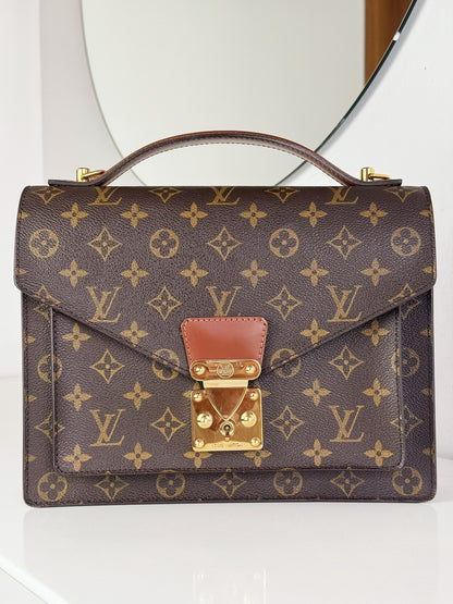Louis Vuitton Vintage Monceau Handbag Crossbody Bag
