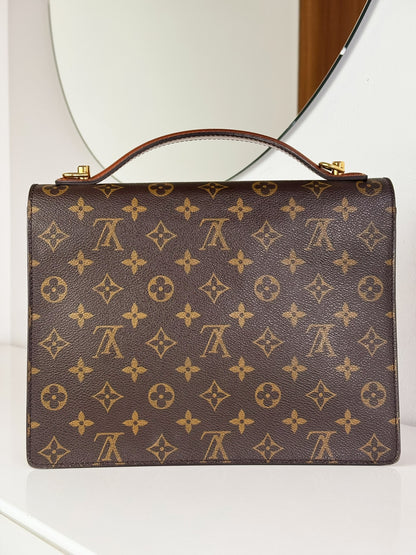 Louis Vuitton Vintage Monceau Handbag Crossbody Bag