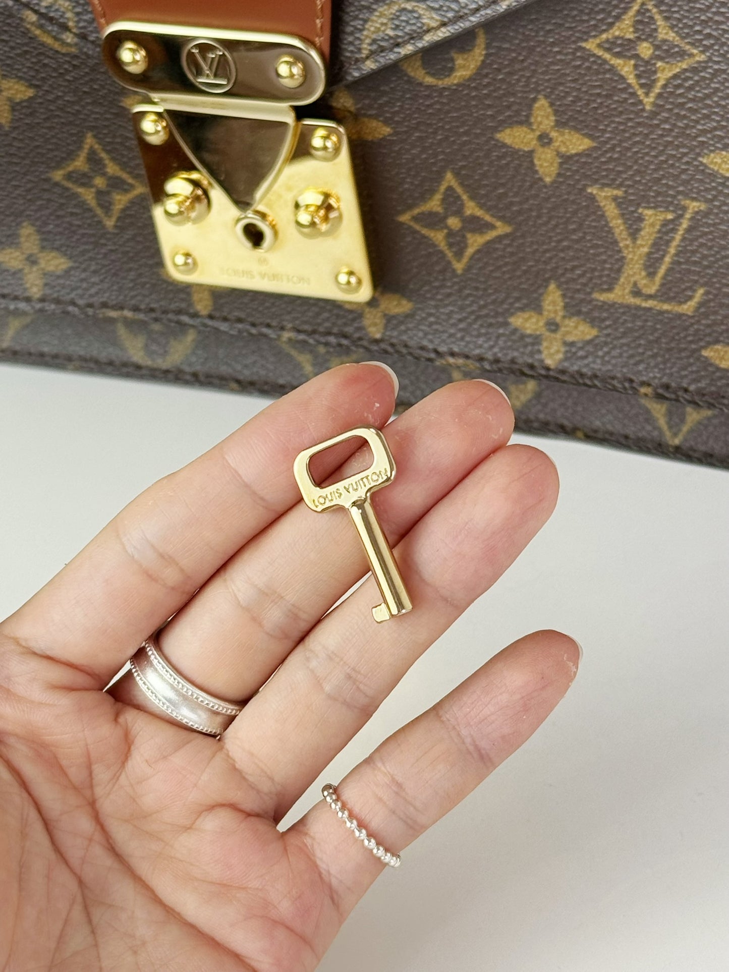 Louis Vuitton Vintage Monceau Handbag Crossbody Bag