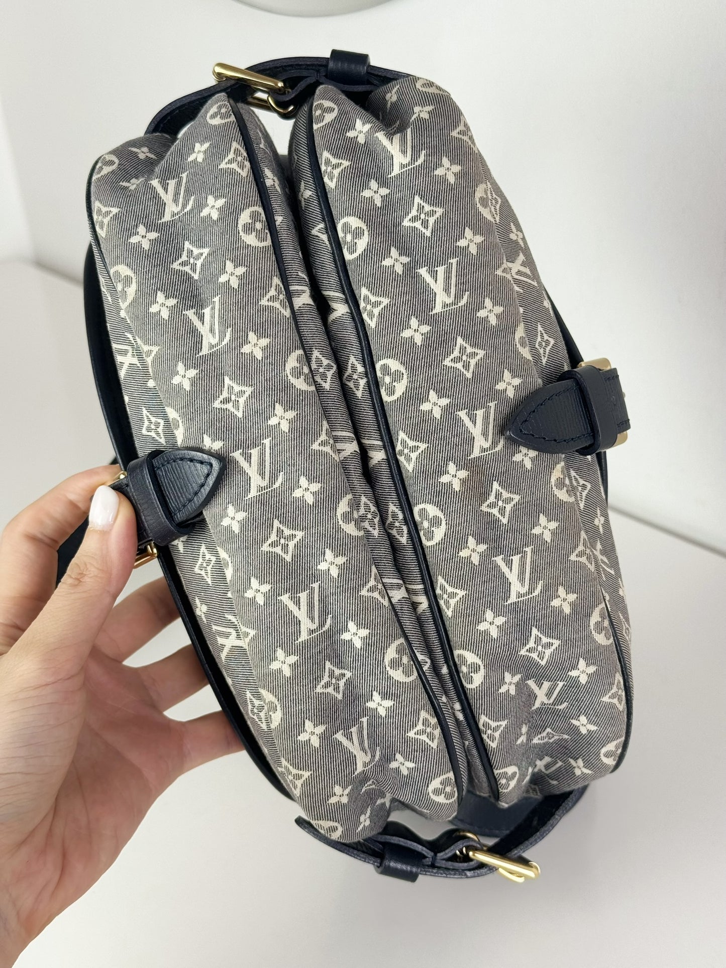 Louis Vuitton Vintage Denim Saumur Mini PM Shoulder Crossbody Bag