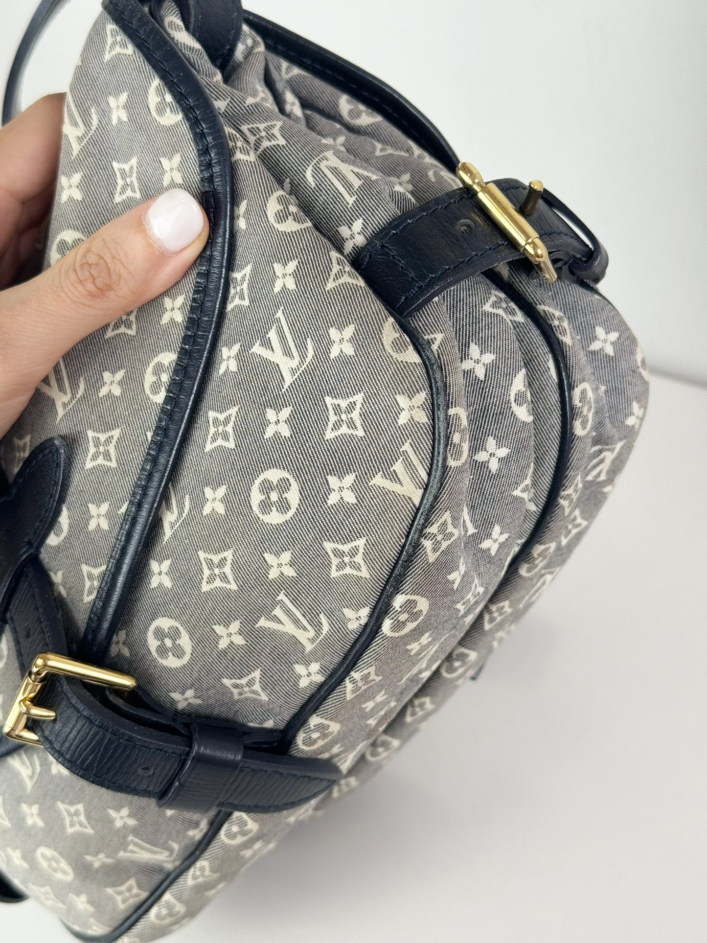 Louis Vuitton Vintage Denim Saumur Mini PM Shoulder Crossbody Bag