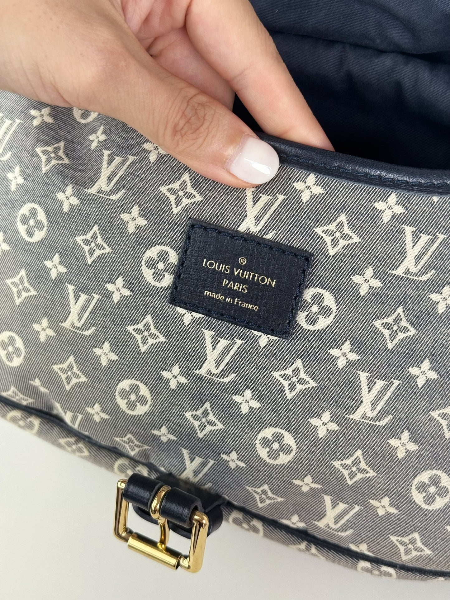 Louis Vuitton Vintage Denim Saumur Mini PM Shoulder Crossbody Bag