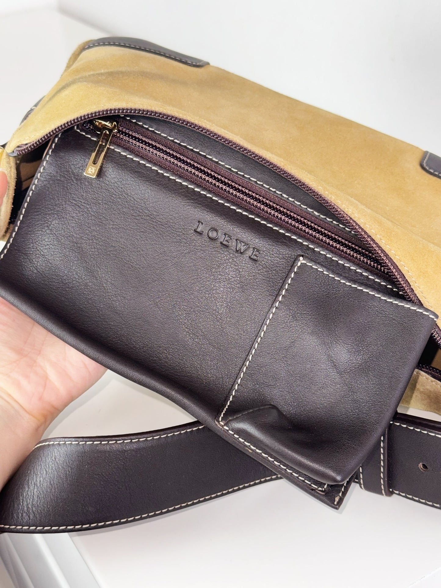 Loewe Vintage Anagram Shoulder Bag