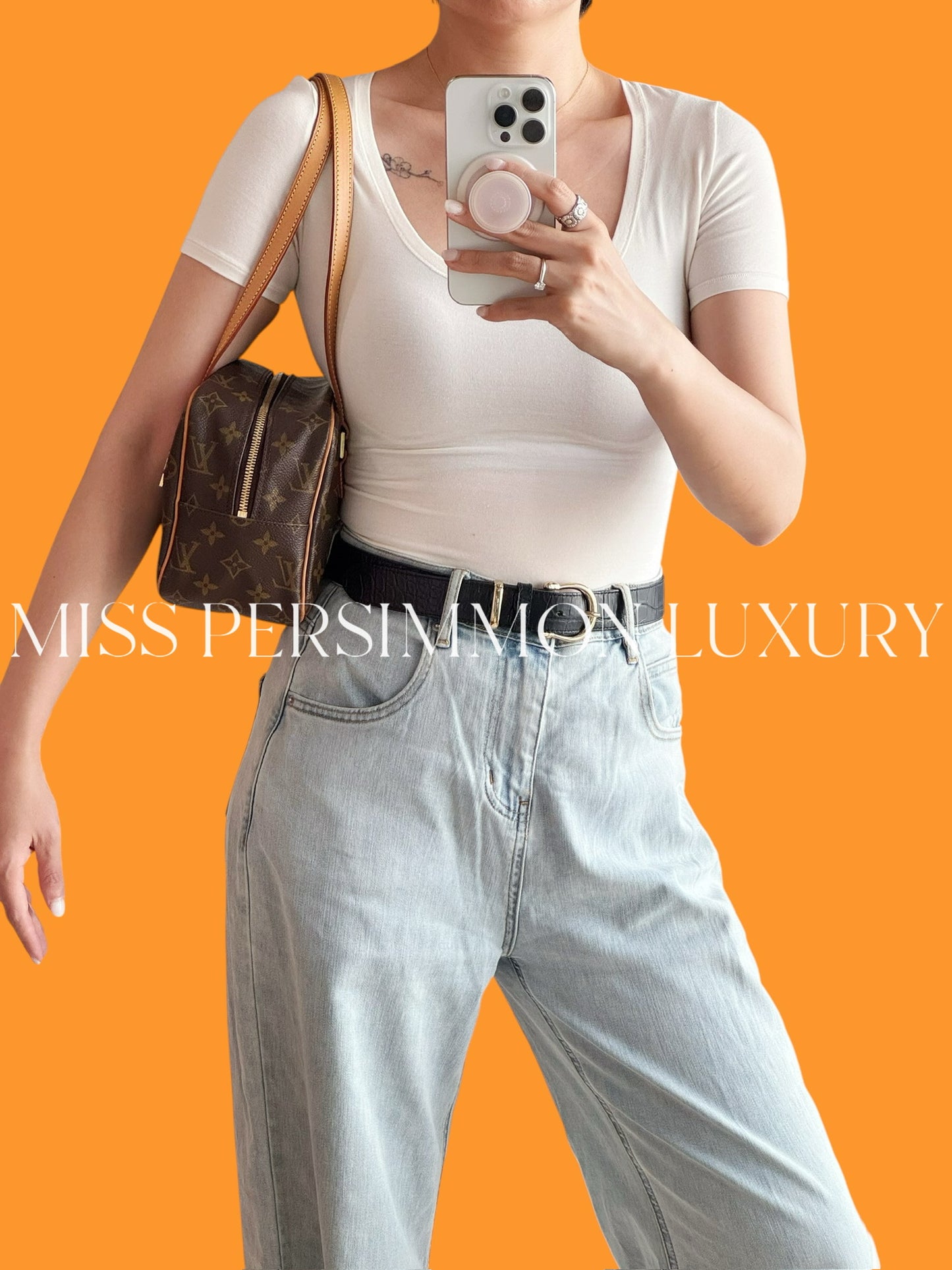 Louis Vuitton Vintage Cite MM Shoulder Bag
