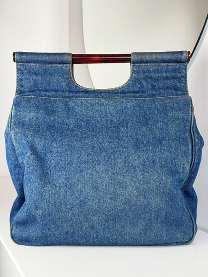 Chanel Vintage Denim Tote Bag