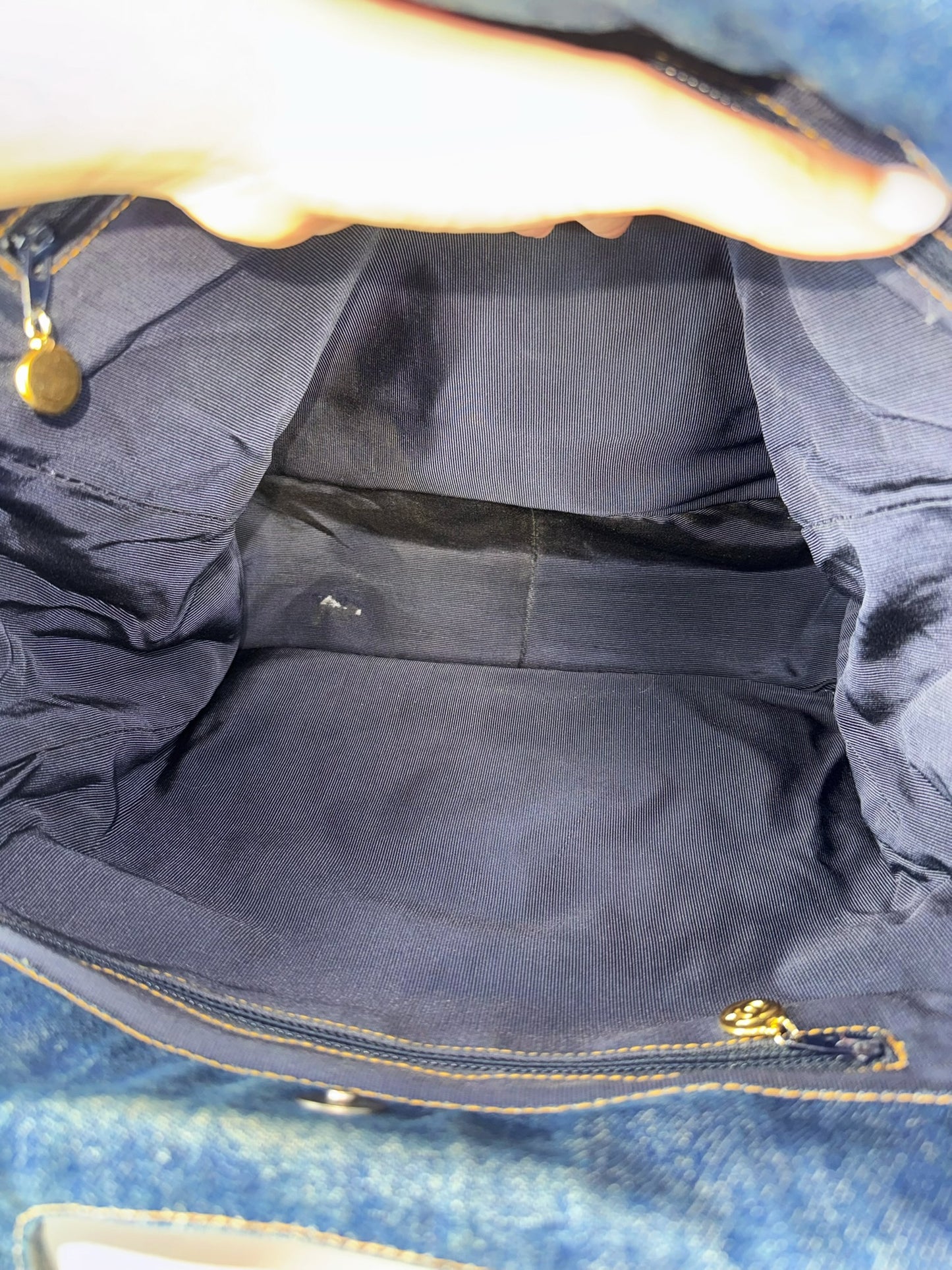 Chanel Vintage Denim Tote Bag
