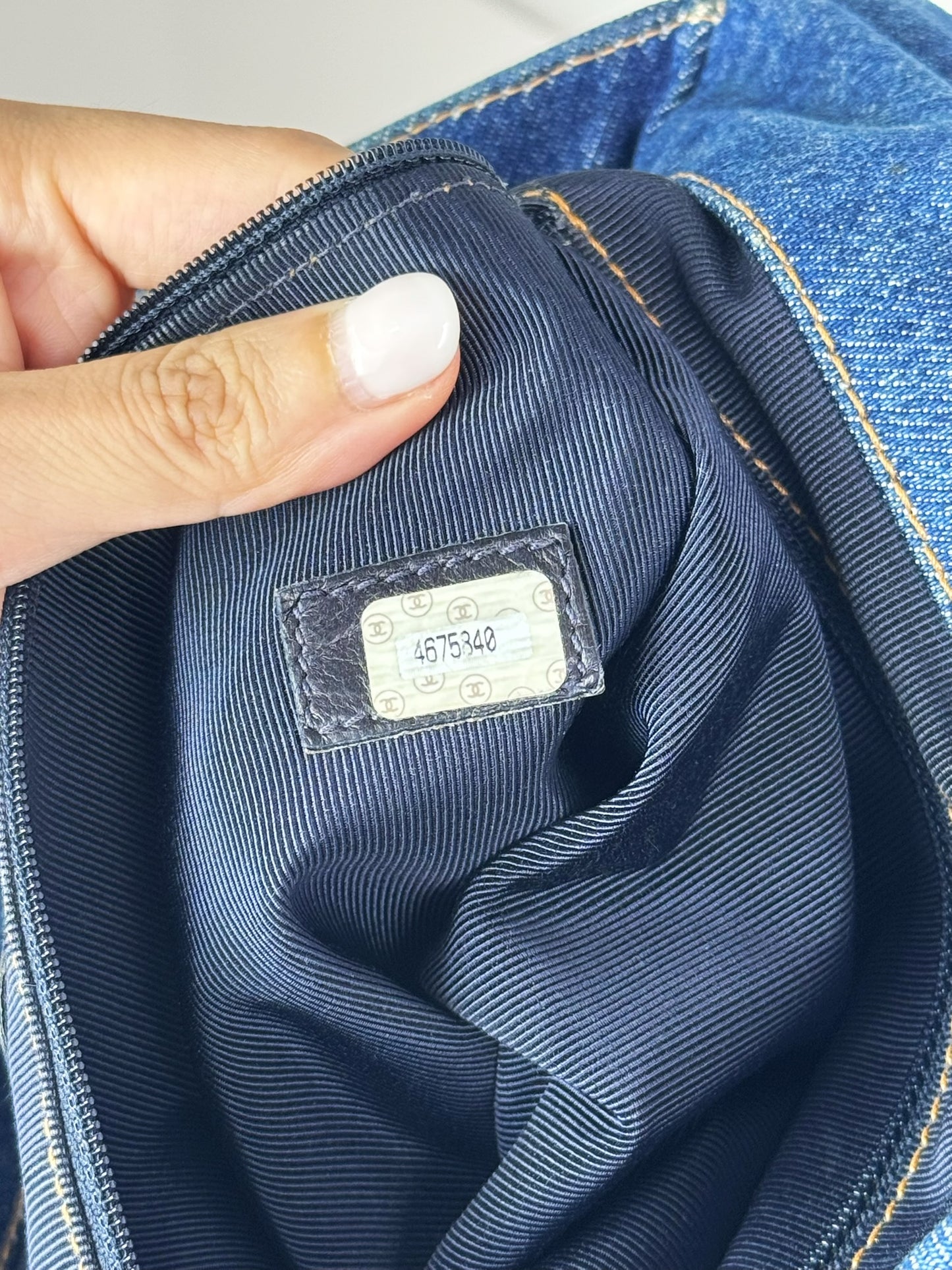 Chanel Vintage Denim Tote Bag