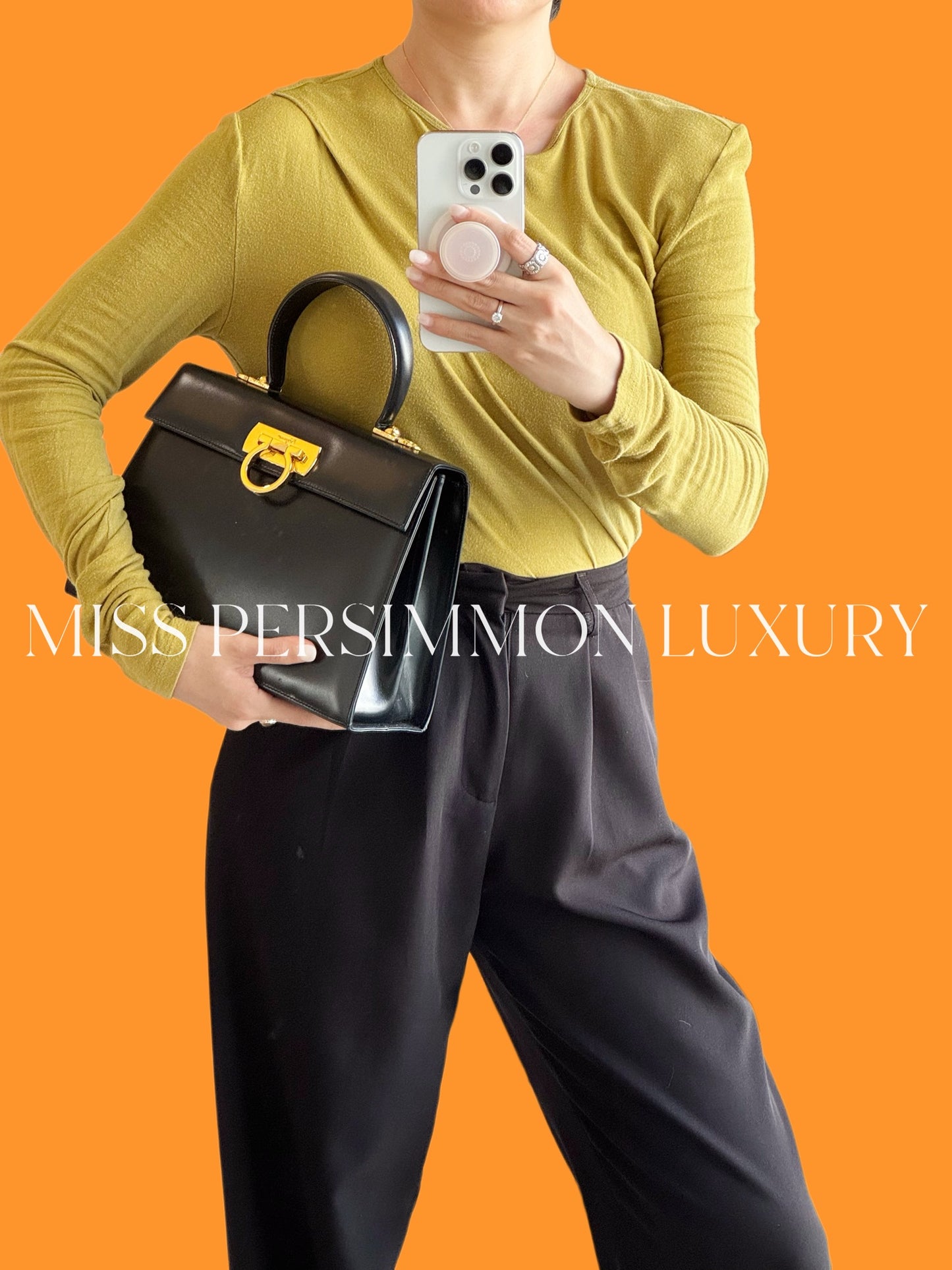 Salvatore Ferragamo Vintage Gancini Handbag Crossbody Bag